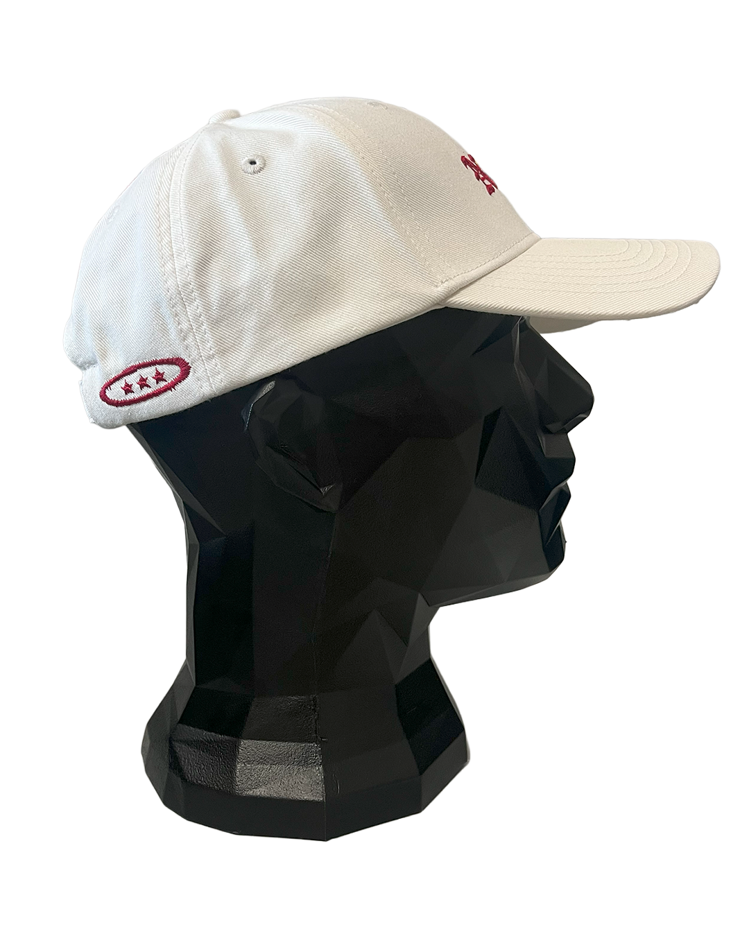 Gorra NOR coconut milk and garnet