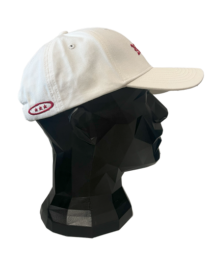 Gorra NOR coconut milk and garnet