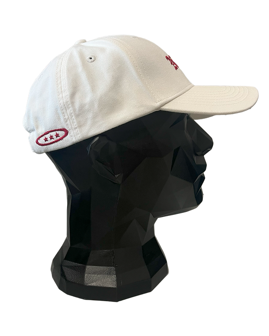 Gorra NOR coconut milk and garnet