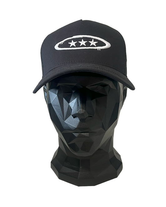 Gorra Rapper logo black