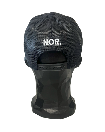 Gorra Rapper logo black