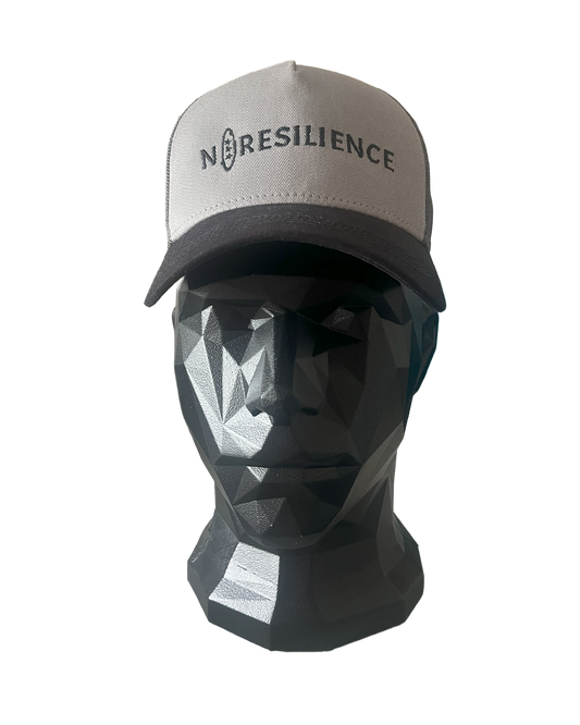 Gorra Rapper NORESILIENCE grey/black