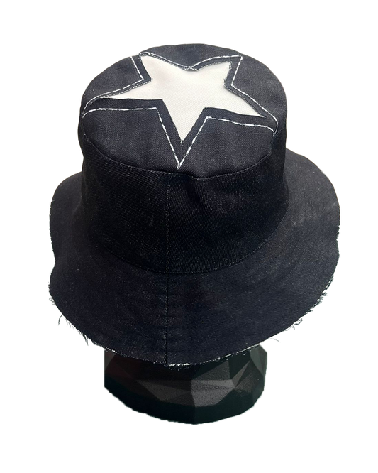 ⁠Gorro denim “whiteStar"